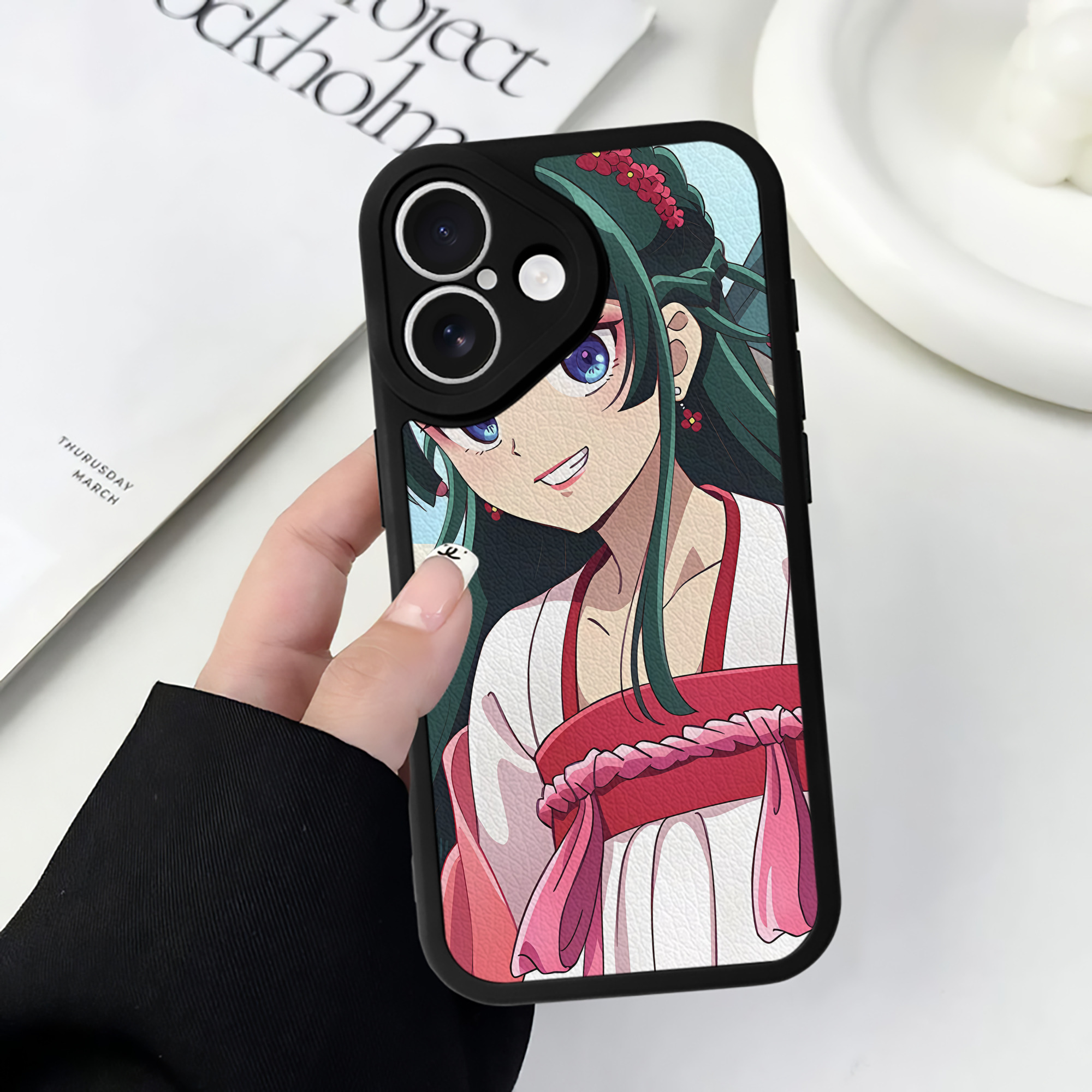薬屋のひとりごと The Apothecary Diaries 【iPhone 16シリーズ対応】シリコンスマホケース（レザー調） 材質：シリコン